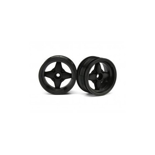HPI 3906 Mx60 4 Spoke Wheel Black (3mm Offset/2Pcs)