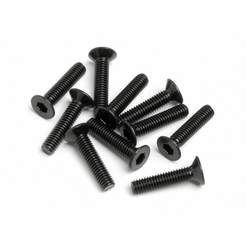 HPI Flat Head Screw M2.5X12mm (Hexsocket/10Pcs) [Z449]