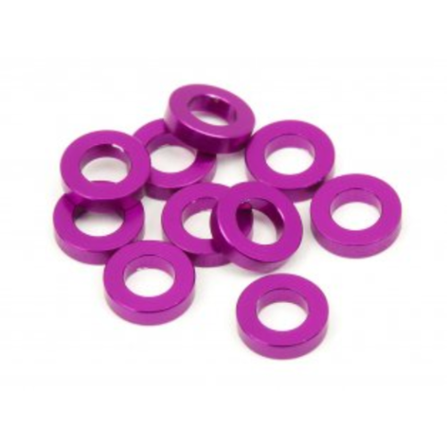 HPI Aluminium Washer 3X6X1.5MM (Purple/10Pcs) HPI-Z816