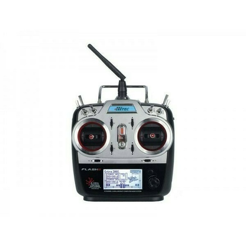 Hitec Flash 8 2.4Ghz Air Transmitter W/ Optima 9Ch Receiver - Hrc176261