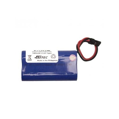 Hitec Li-Fe Battery Pack 6.4V. 1400Mah - Flat Type For Flash 8 - Hrc54131