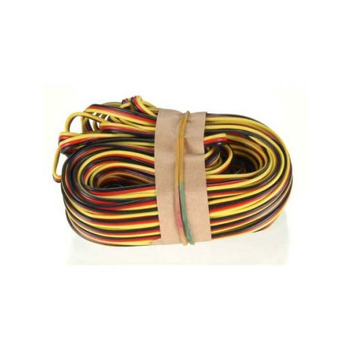 Hitec 3 Color Heavy Gage Servo Wire 50Ft - 15.24M - Hrc54804
