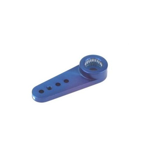 Hitec Machined Aluminium Single Sided Servo Horn, Blue, R-Lm24 - Hrc55701