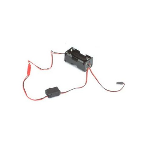 Hitec Switch Harness & Battery Box - 7201 + 7202 - Hrc57203