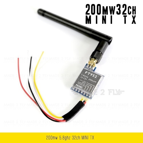 5.8Ghz 200Mw 32Ch Mini Av Transmitter - HS-Ft952