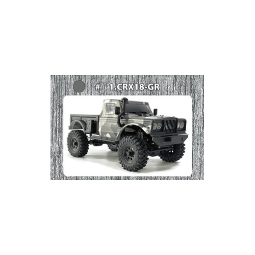 HOBBYTECH CRX18 RTR ROCK CRAWLER - GREY - HT-CRX18-GR