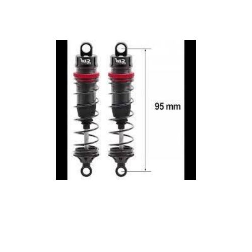 1/10 95MM BIG BORE 13MM FULLY ALUM. SHOCKS +3 SPRINGS (H/S/M) - HTR-510095