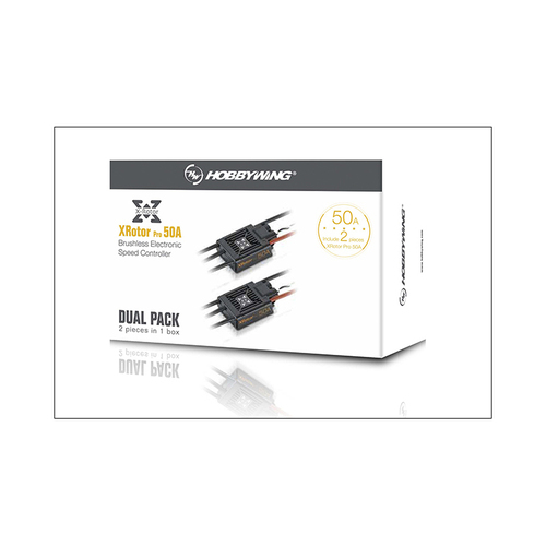 HOBBYWING XROTOR PRO 50A DUAL PACK BRUSHLESS ESC - HW30902052