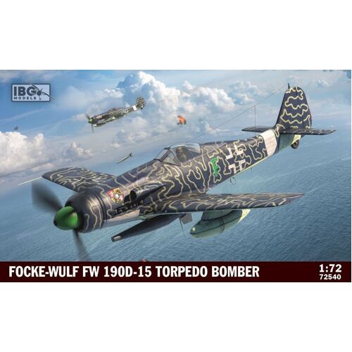 IBG 1/72 Focke Wulf Fw 190D-15 Torpedo Bomber Plastic Model Kit [72540]