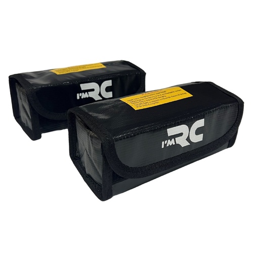 2PC IM RC LIPO BATTERY SAFE BAG FIREPROOF 18.5X7.5X6CM X 2PCS IM165