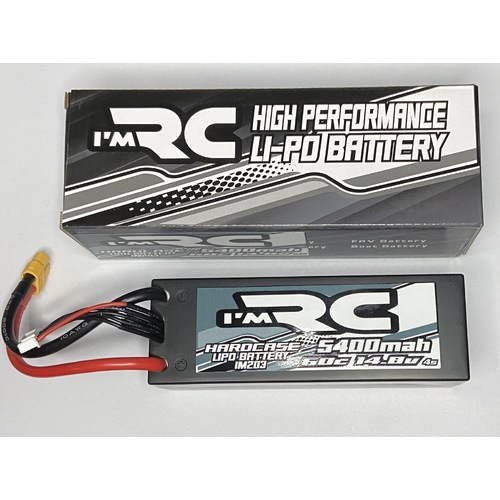 IM RC 5400MAH 60C 14.8V 4S HARDCASE LIPO BATTERY - IM203