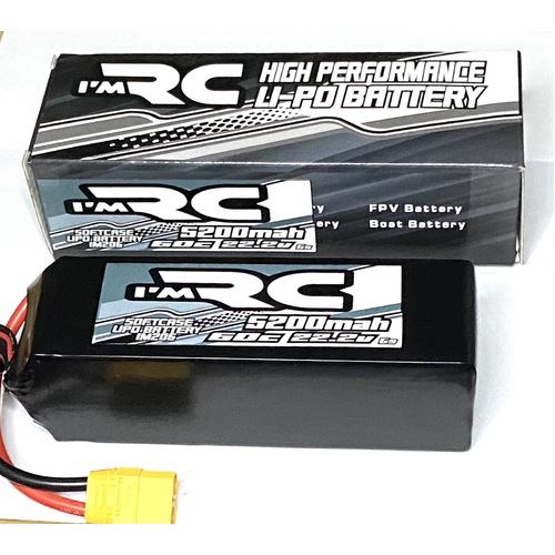 IM RC 5200MAH 60C 22.2V 6S SOFTCASE LIPO BATTERY - IM206