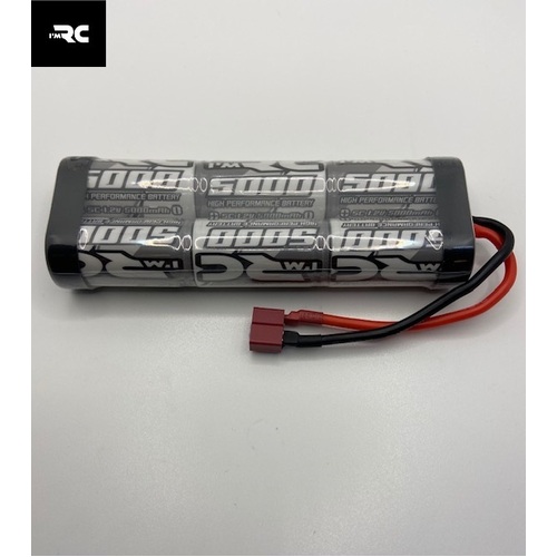 IM RC 5000MAH SUB-C SIZE CELL 7.2V FLAT BATTERY PACK SUIT R/C CARS & BOATS WITH DEANS PLUG- IM284
