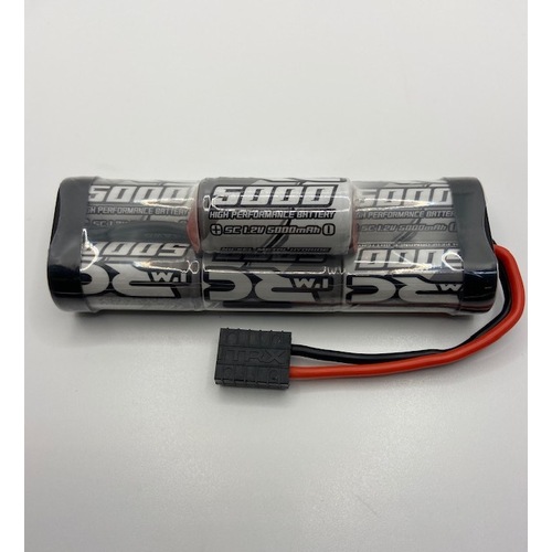 IM RC 5000MAH SUB-C SIZE CELL 8.4V HUMP BATTERY PACK SUIT R/C CARS & BOATS WITH TRAXXAS PLUG- IM286