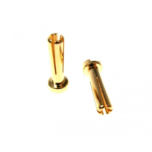INTELLECT 5MM BULLET BATTERY CONNECTOR 2PCS - INTLHC3-5MM