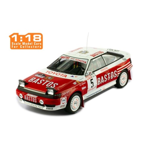 IXO Models 1/18 Toyota Celica GT-Four St165 #5 R.Verreydt - G.Biar Haspengouwrally 1990