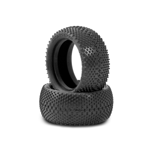 JConcepts Double Dee's 2.2" 4WD 1/10 Front Buggy Tires (2) (Green)