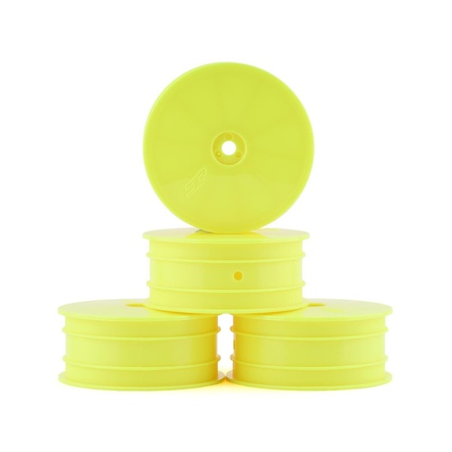 Mono - TLR 22X-4, B74.2, XRAY XB4, front wheel (yellow) - 4pc. 
