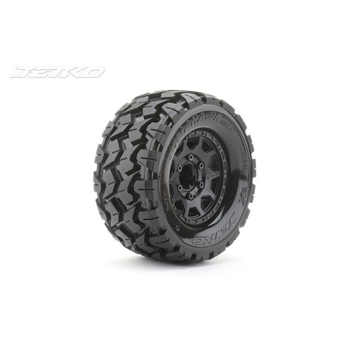 Jetko 1/10 MT 2.8 EX-TOMAHAWK/Claw Rim/Black/Medium Soft/Glued(All Offsets)