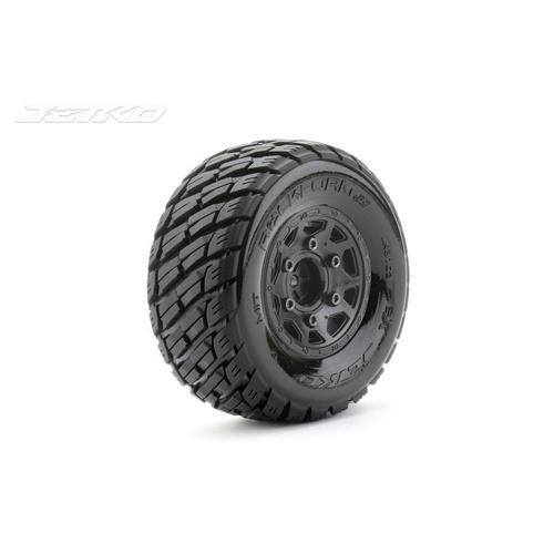 Jetko 1/10 SC EX-ROCKFORM/Claw Rim/Black/Medium Soft/Glued(All Offsets)