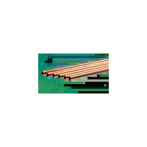 Round Copper Tube: 7/32" OD x 0.014" Wall x 36" Long (6 Pieces)