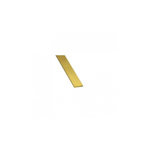 K&S 9843 BRASS STRIP  (300MM LENGTHS) 1MM THK X 6MM WIDE (3 PIECES)