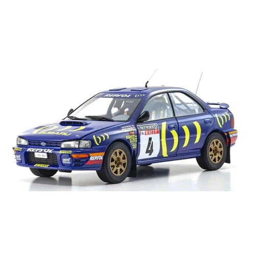 Kyosho 1/18 Subaru Impreza 1994 RAC Nr. 4 Diecast Model Car