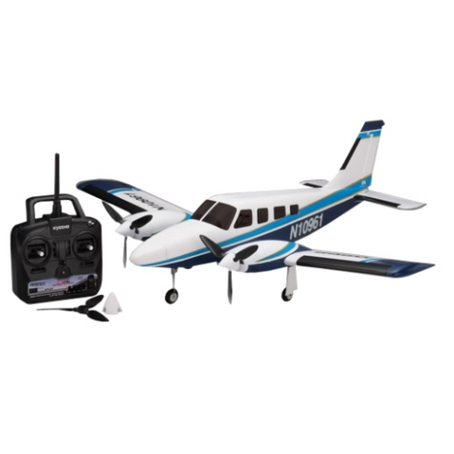 Kyosho aiRium Piper PA34 VE29 Twin Readyset Blue