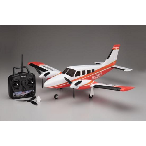 Kyosho aiRium Piper PA34 VE29 Twin Readyset Red
