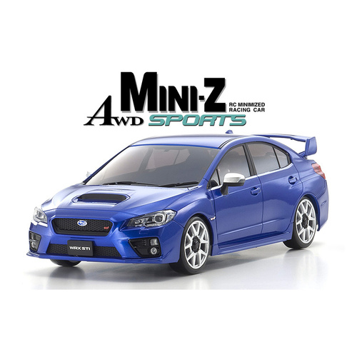 Kyosho Mini-Z Awd Sports Ma-020S Readyset Subaru Wrx Sti Wr Blue