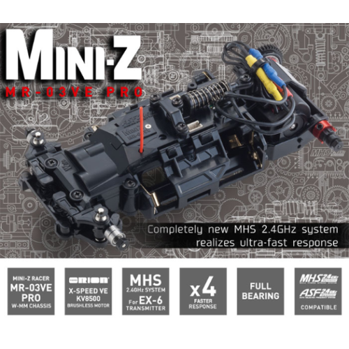 Kyosho Mini-Z Racer Mr-03Ve Pro Chasis Set W/ Tin Box Kyo-32781