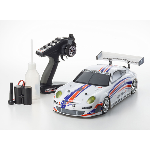 Kyosho Porsche Gt-3 Fw06 1/10 Scale RC Nitro Powered 4WD Tc Kyo-33203B
