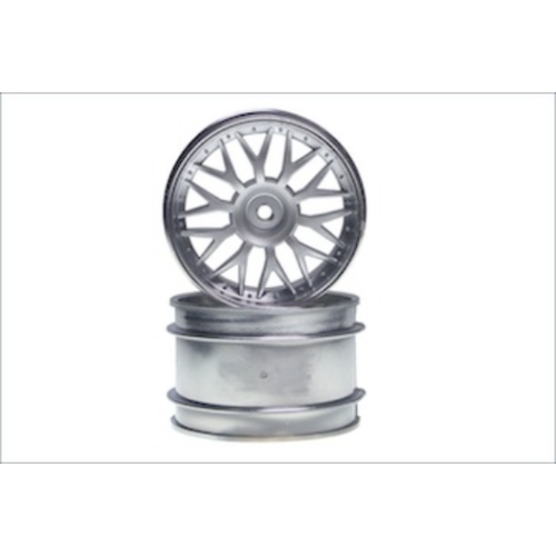 Kyosho Low Profile Wheel Wide Mesh Silver