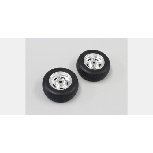 Kyosho FAT401 Tire & Wheel(Rostyle Wheel/Pre-glued/2p