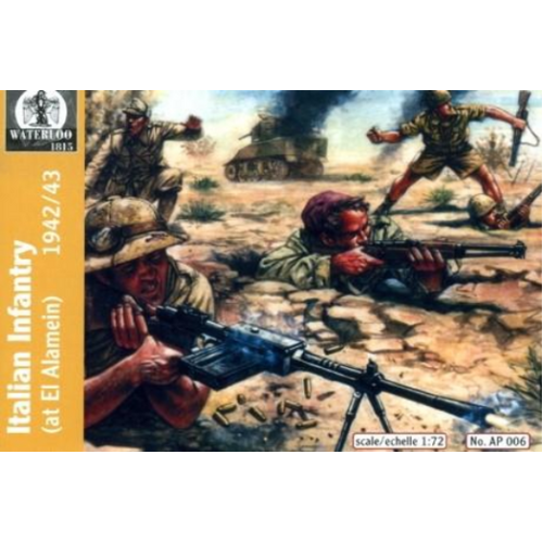 Waterloo AP006 1/72 Figures - Italian Infantry Afrika 1940-43