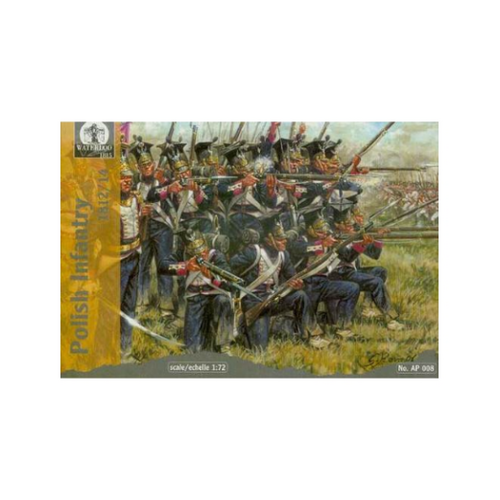 Waterloo AP008 1/72 Figures - Polish Infantry WWII 1810-14