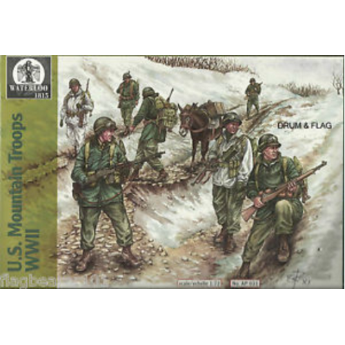 Waterloo AP031 1/72 Figures - U.S. mountain troops WWII
