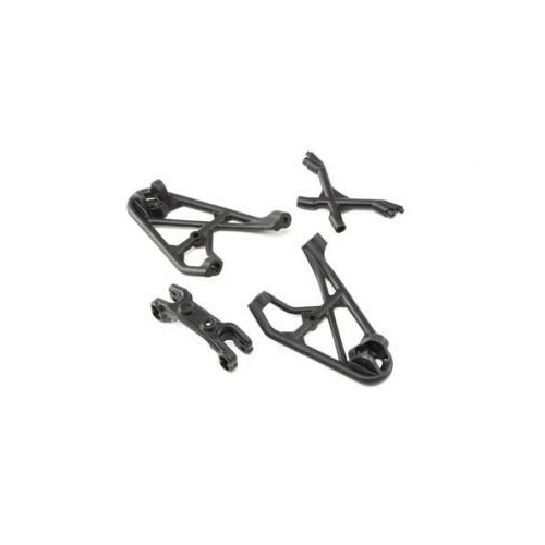 Losi Front Shock Tower, Brace, Camber Link Mount - Rock Rey - Los231022