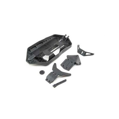Losi Chassis & Skid Plates: Tenacity Monster Truck - Los231035