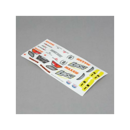 Losi Flrsnt Yellow Decal Sheet- Rock Rey - Los239001