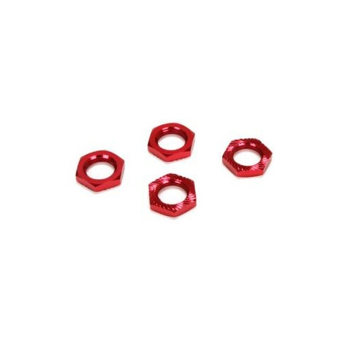 Losi Nut,17X5Mm,Serrated,Red:Lstxxl2E - Los242005