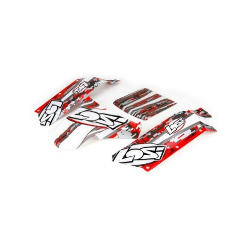 Losi Body Panels, Silkscreened, Complete: 1:5 Db Xl - Los250006