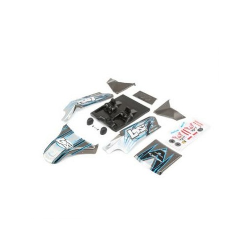 Losi Body Set, Screened, Grey- Dbxl-E - Los250017