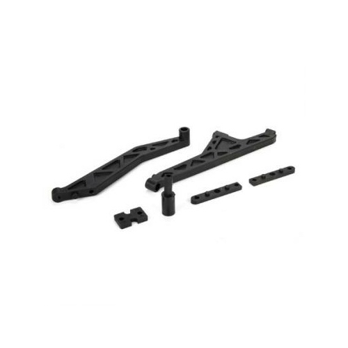 Losi Fr/Rr Chassis Brace & Cntr Diff Spacer, Mtxl - Los251037