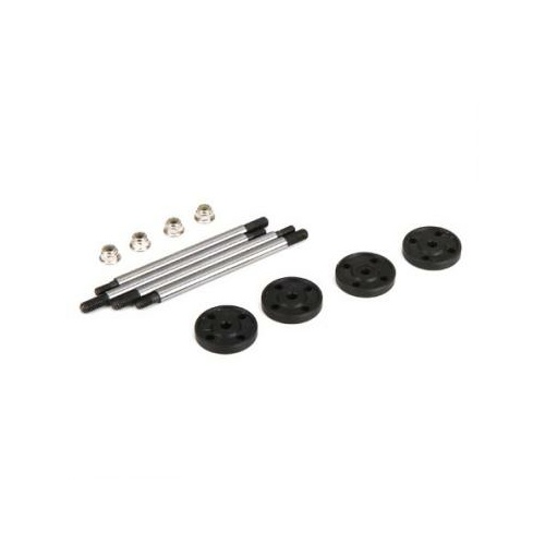 Losi Fr/Rr Shock Shaft & Piston Set: 1:5 4WD Db Xl - Los253005