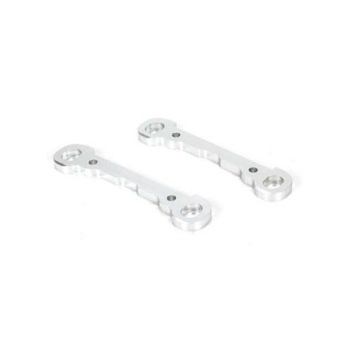 Losi Hinge Pin Braces, Front, Alum, Silver, Mtxl - 2 - Los254030