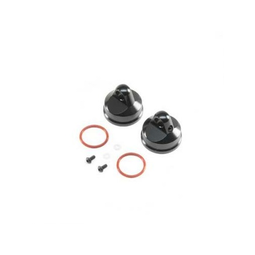 Losi Shock Cap, Aluminum, Black - 2- Lst/2, 3Xl-E - Los343000