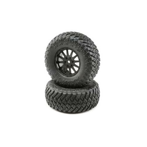 Losi Wheel And Tire Mounted - 2- Tenacity Sct - Los43015