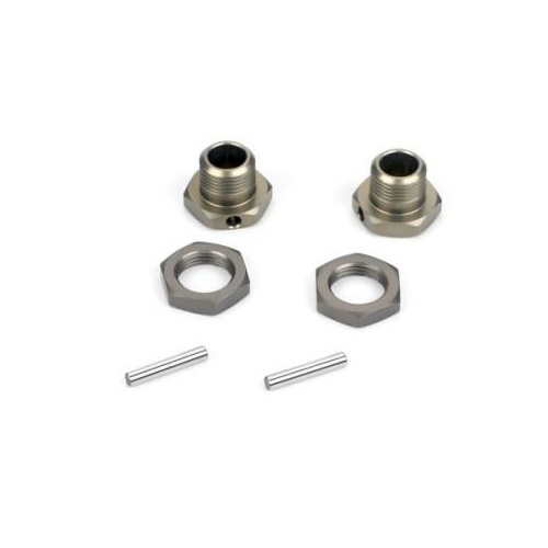 Losi Wheel Hexes - Pr Hard Anodized: 8B,8T - Losa3530