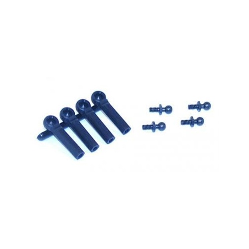 Losi Ball Studs W/Ends, 4-40 X 3/16 - Losa6001